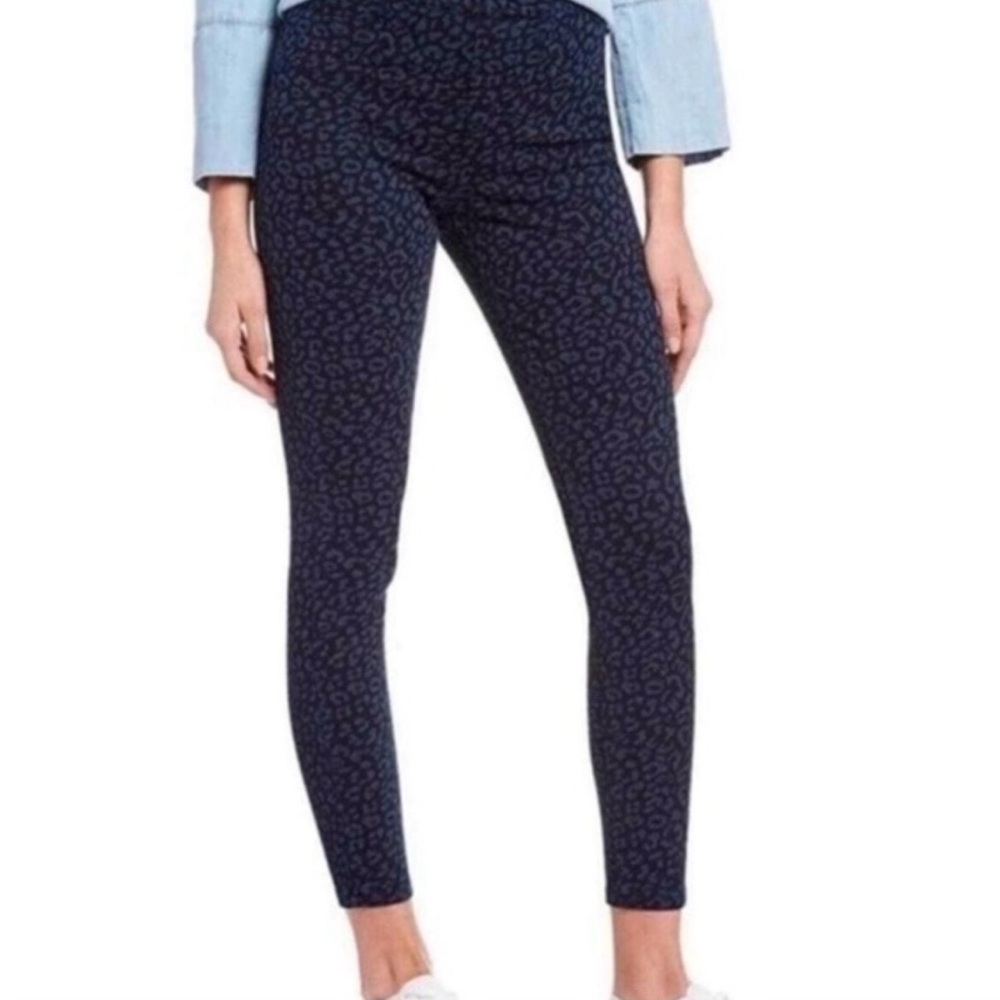 SPANX Women's Navy Patterned Jeanish
